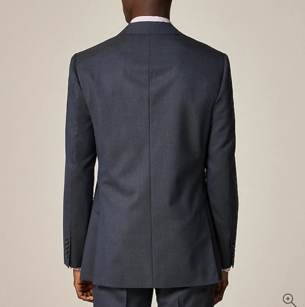 J Crew Ludlow Slim-fit suit jacket in Italian wool Size 40L New! Navy #28130